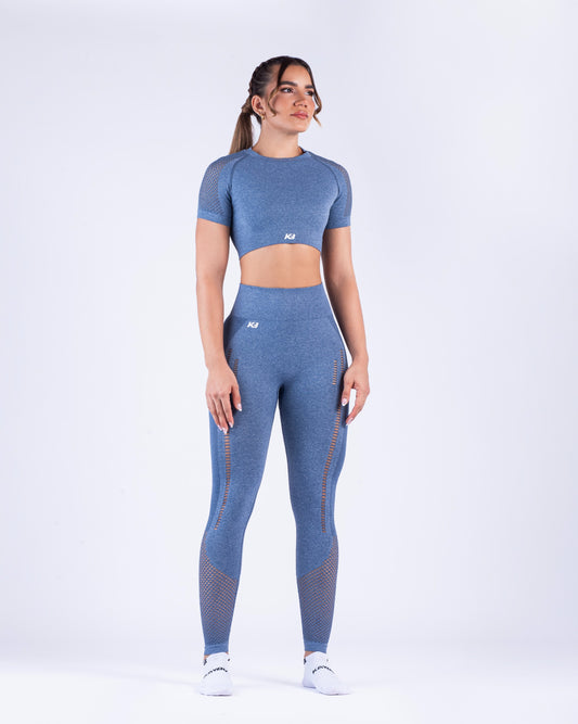 set legging + top / kb 0153 verde