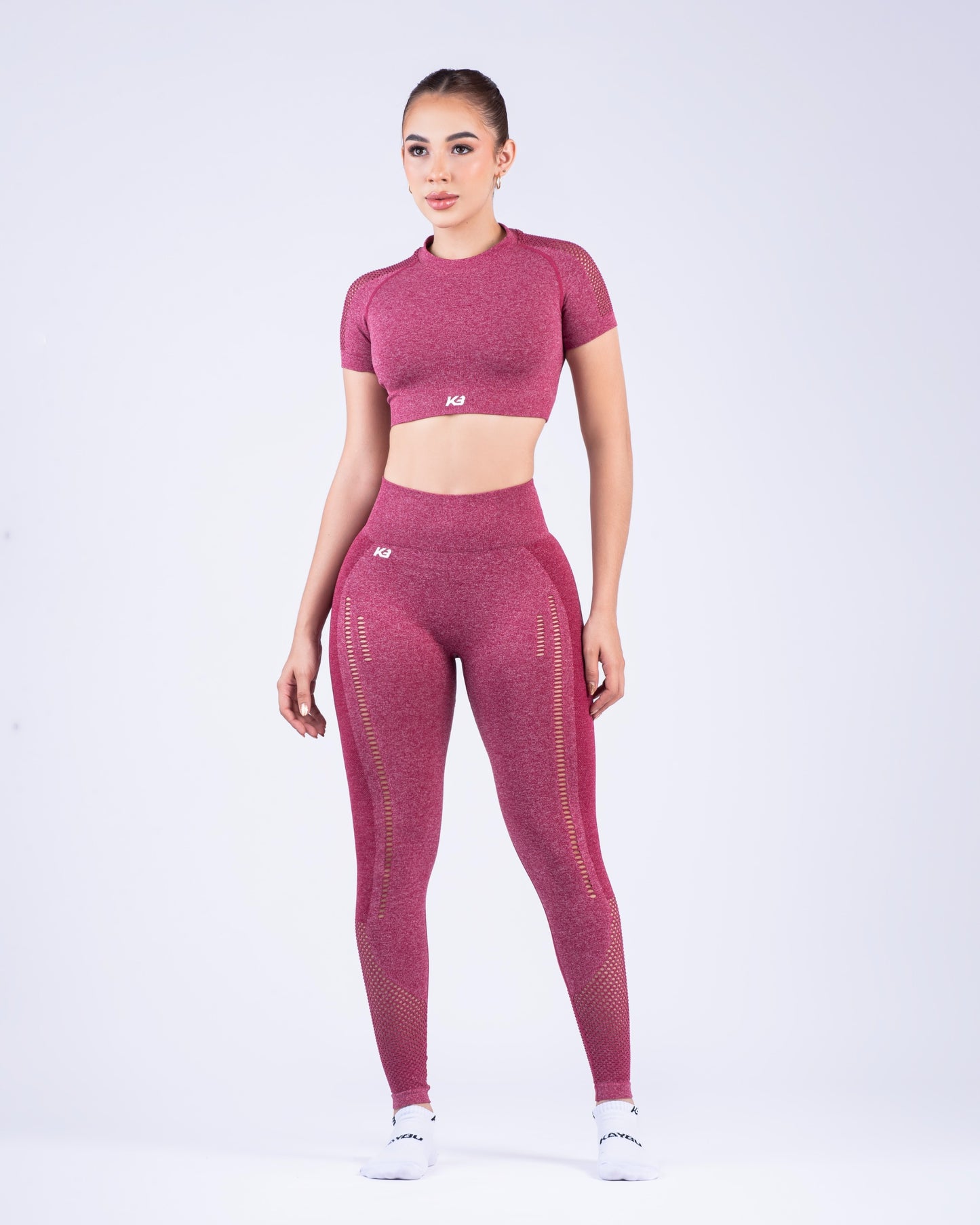 set legging + top / kb 0153 verde