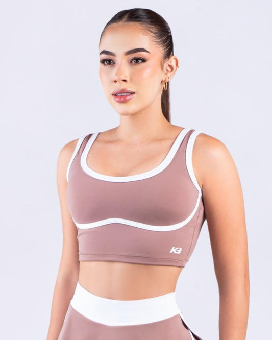 top kb / 1116 marron
