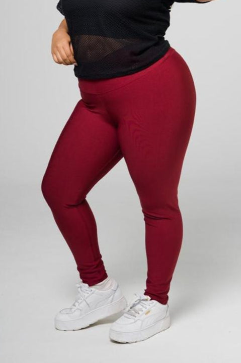 Legging plus DF / 5000 vinotinto