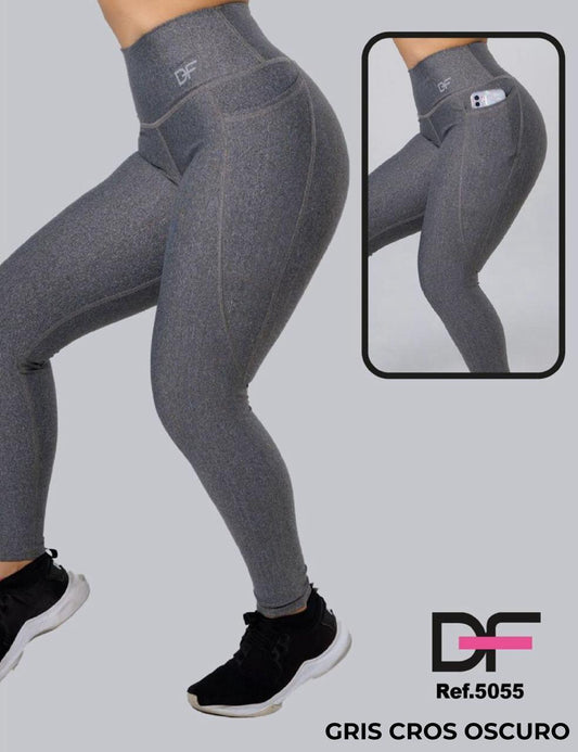 legging df bolsillo /5055 gris oscuro haspe