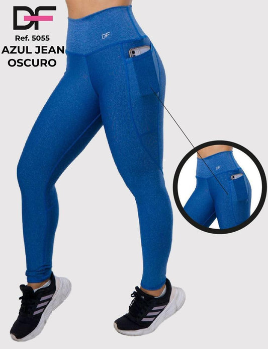 legging df bolsillo /5055 azul rey