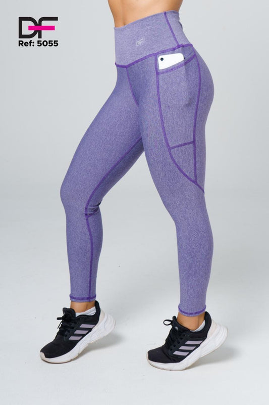 legging df bolsillo /5055 morado haspe