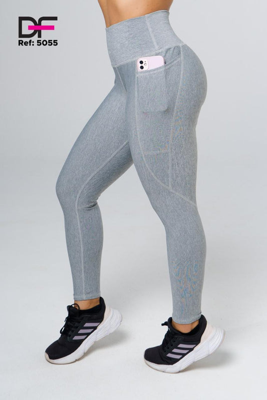 legging df bolsillo /5055 gris claro