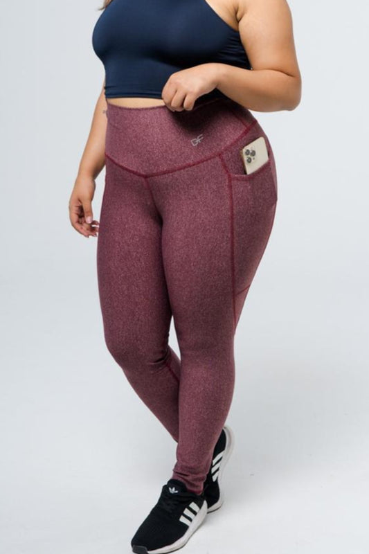 Legging plus DF / 5057 vinotinto haspe