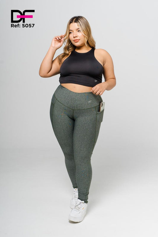 Legging plus DF / 5057 verde haspe