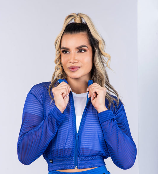 sueter malla / 770 azul rey