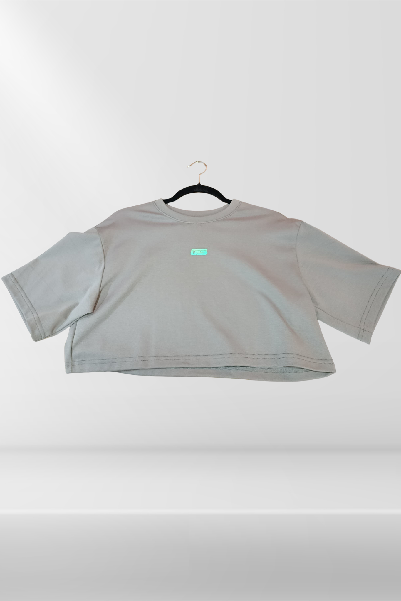 franela oversize corta / crop-top