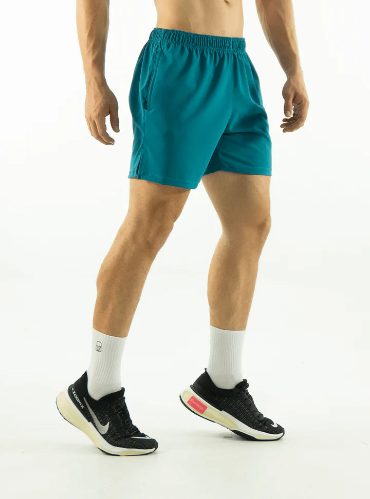 SHORT AJUSTADO Azul Petróleo