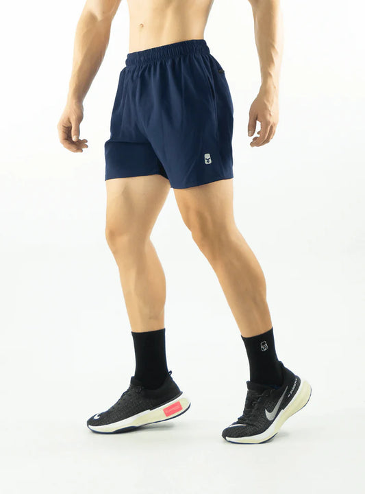 SHORT AJUSTADO AZUL OSCURO