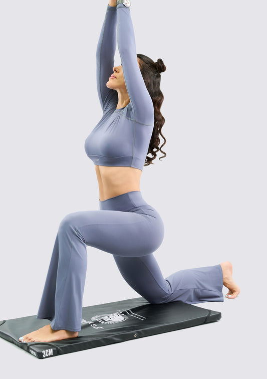 set legging campana + sueter gw/ azul