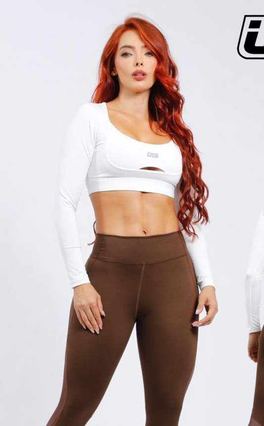 top manga larga uf /082 blanco