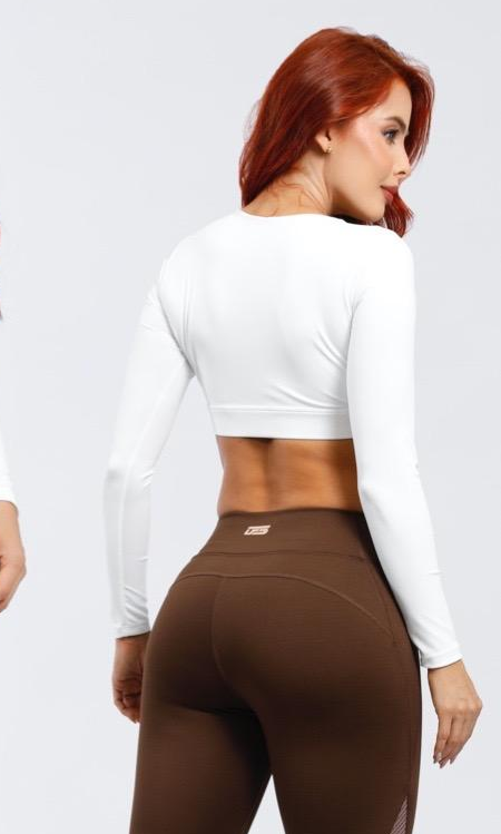 top manga larga uf /082 blanco