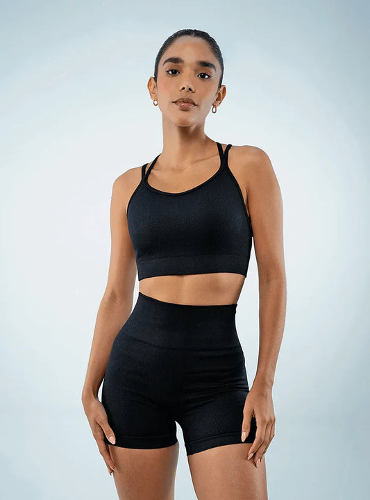 Conjunto sin Costuras Vital Negro