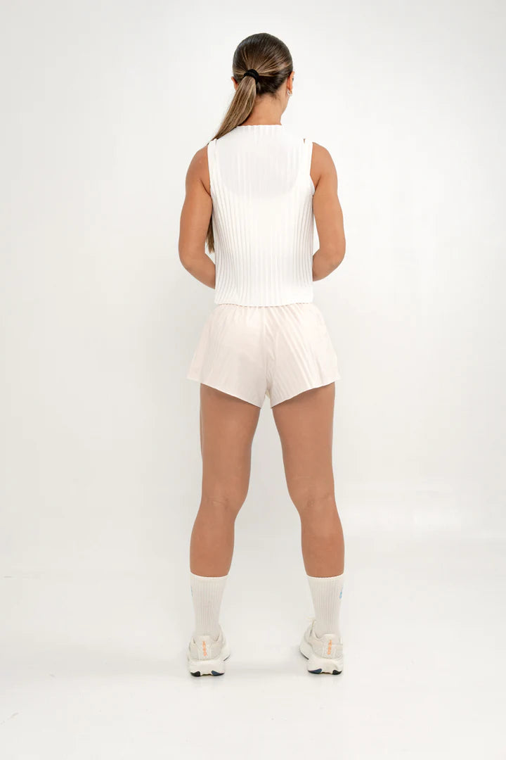 Conjunto Running Pleat Cream