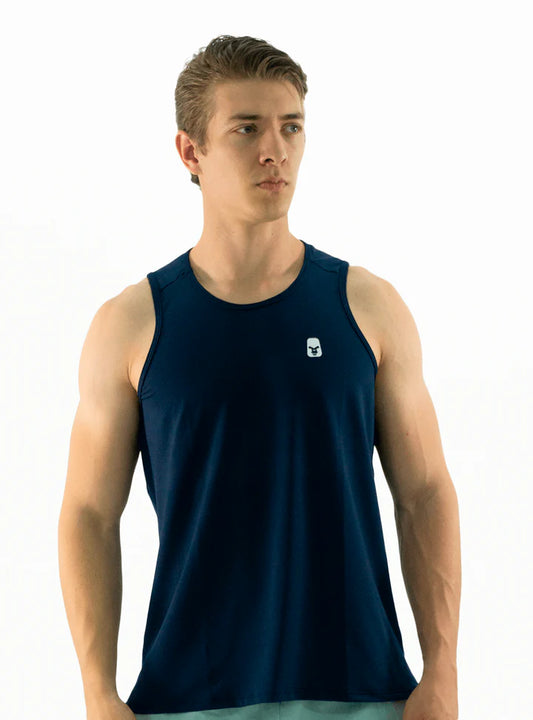 FRANELILLA  RUNNING AZUL OSCURO