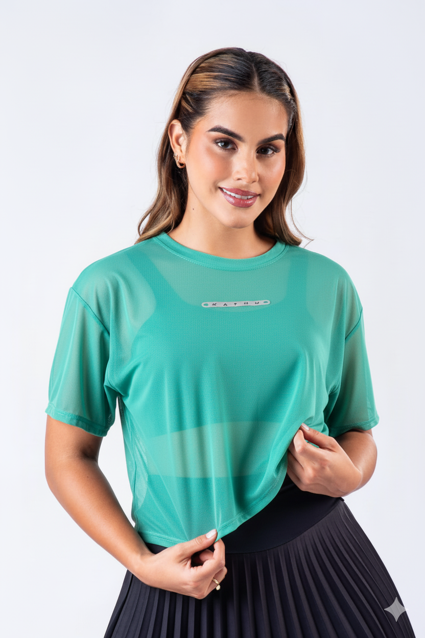 malla kb / 947 verde agua