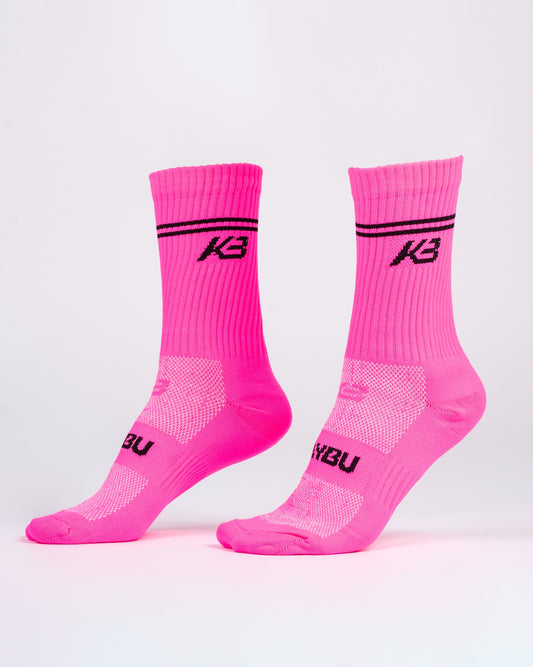 medias largas kb/ fucsia