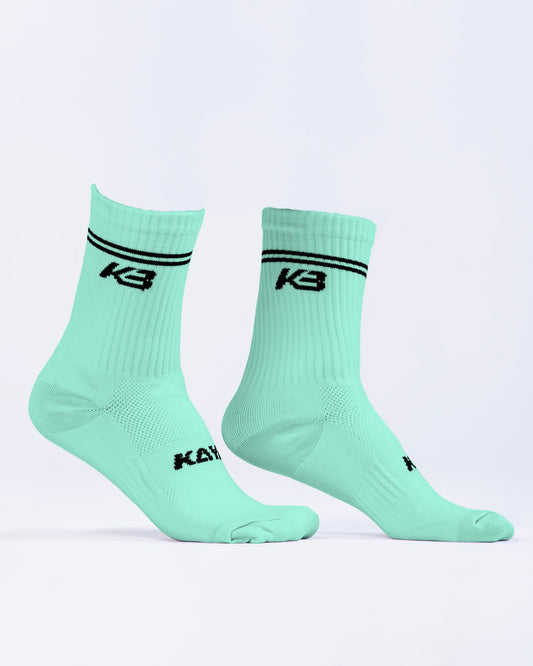 medias largas kb/ verde agua