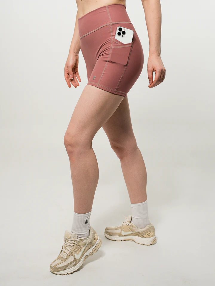 Short Pretina Alta Berry