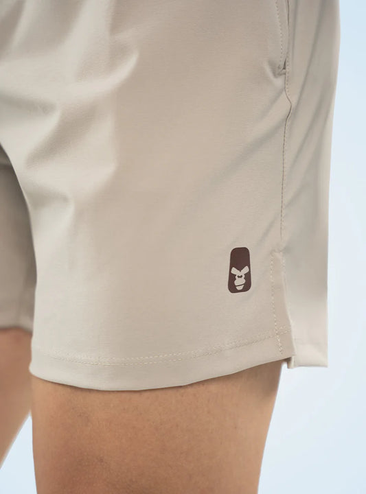 SHORT AJUSTADO BEIGE