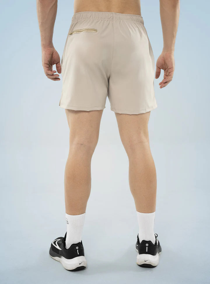 SHORT AJUSTADO BEIGE