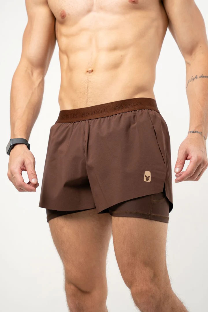 Short Core Motion Chocolate Hombre