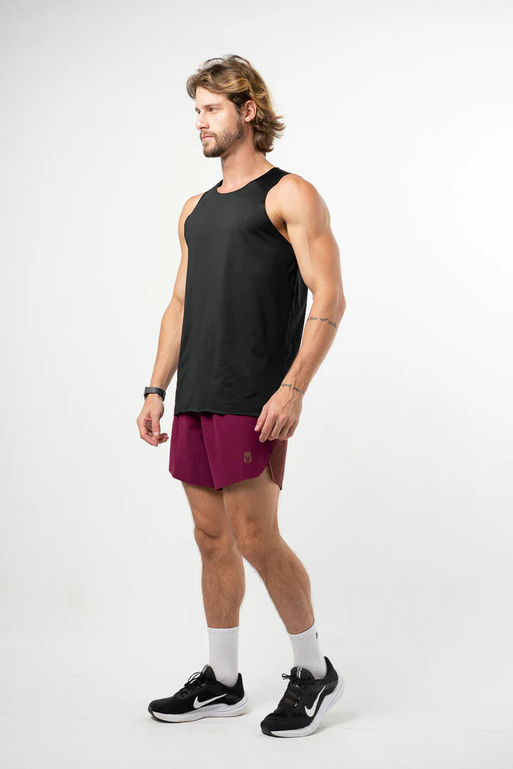 Short Running Pro Retro Berenjena