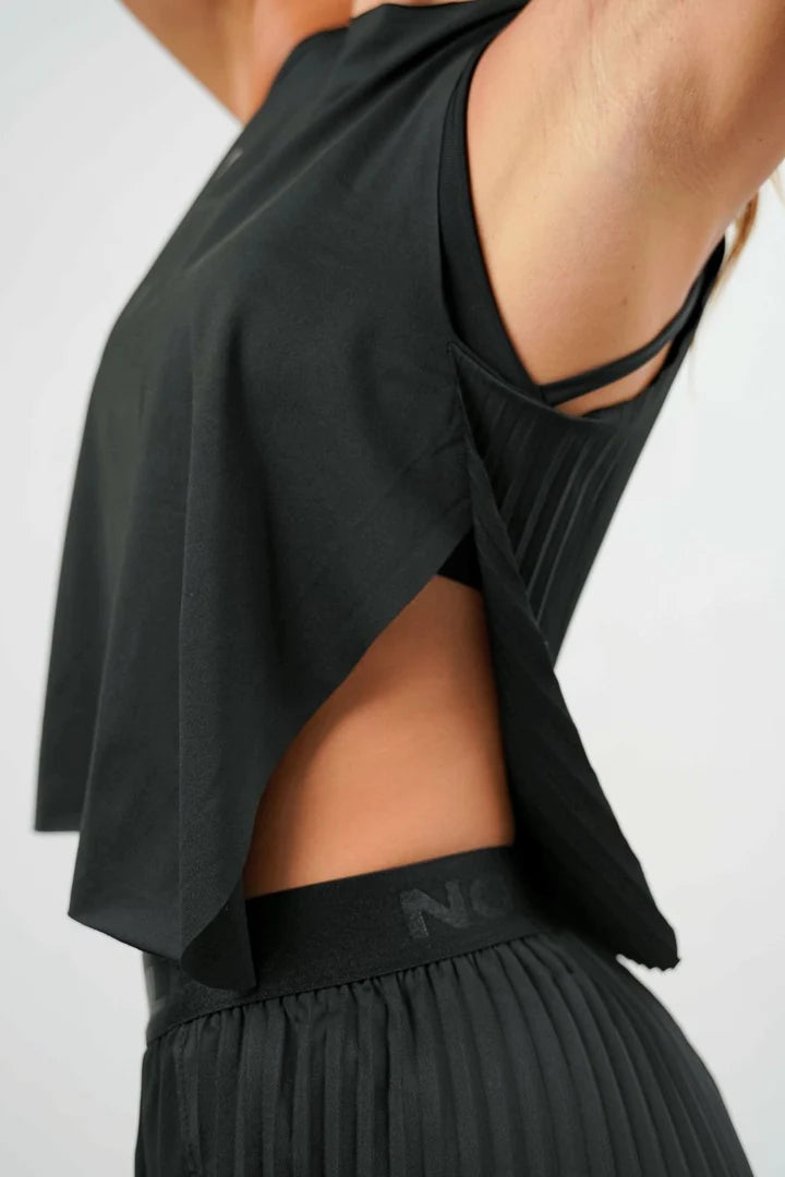 Conjunto Running Pleat Negro