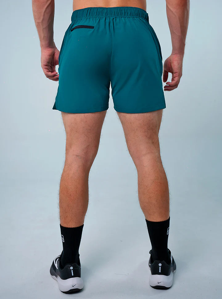 SHORT AJUSTADO VERDE ESMERALDA