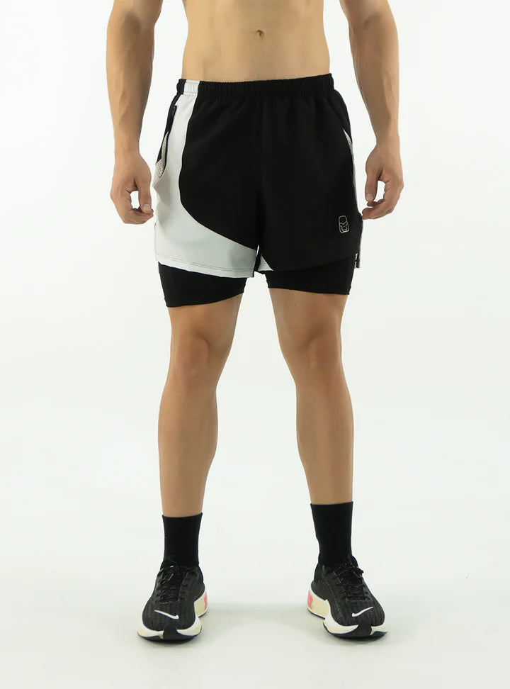 SHORT CON LICRA RUNNING NEGRA 2.0
