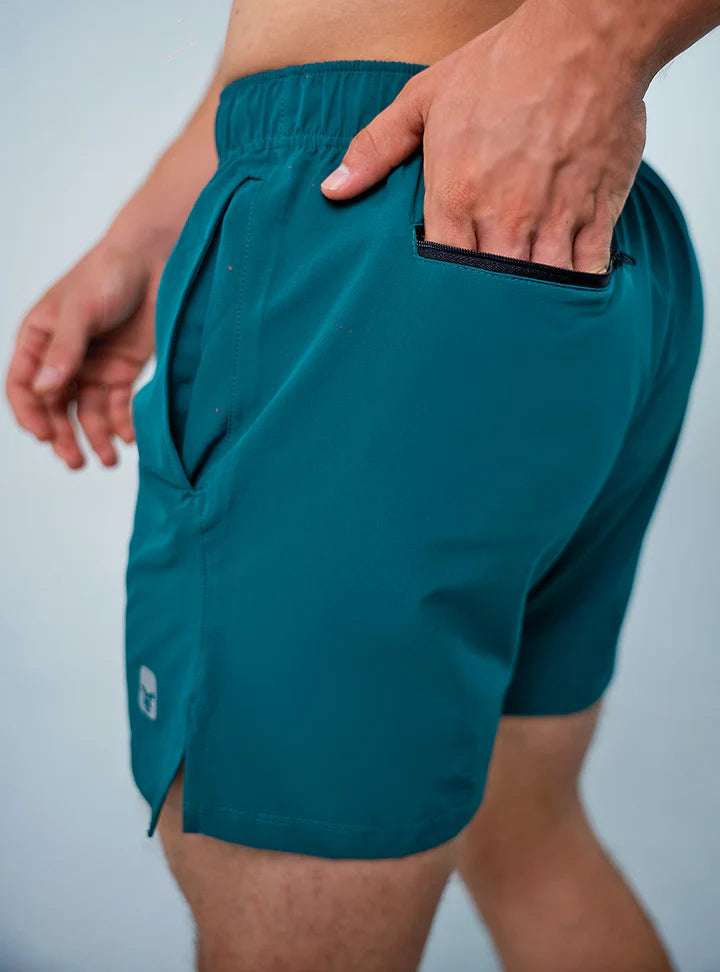 SHORT AJUSTADO VERDE ESMERALDA