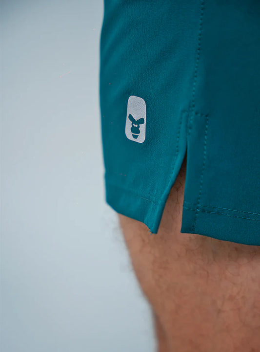 SHORT AJUSTADO VERDE ESMERALDA