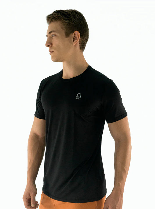 FRANELA TELA FRÍA BÁSICA NEGRA