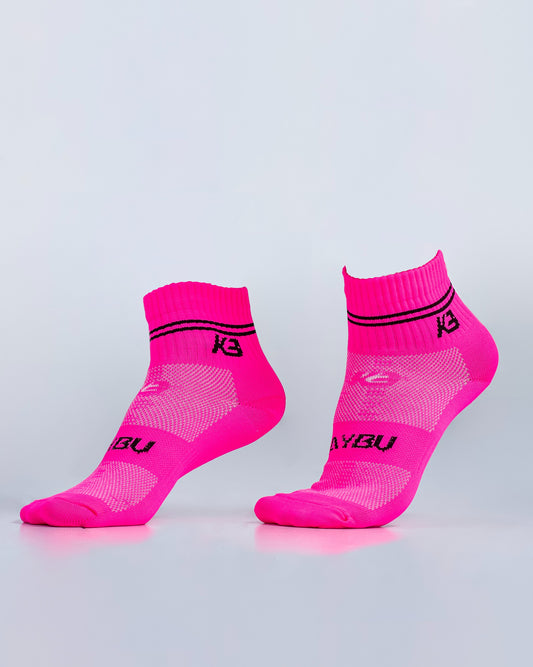 medias cortas kb/ fucsia