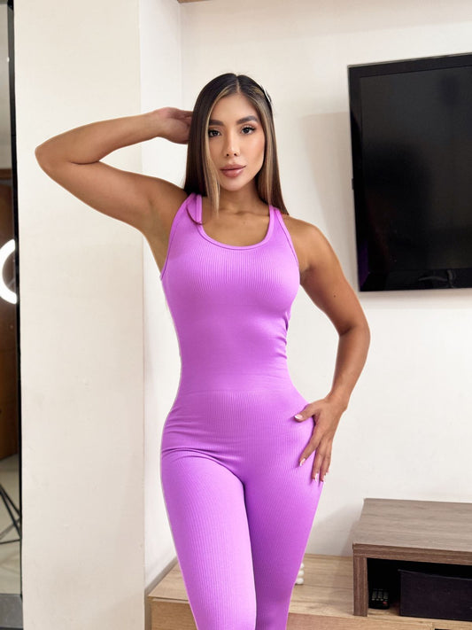 enterizo bendita/ fucsia