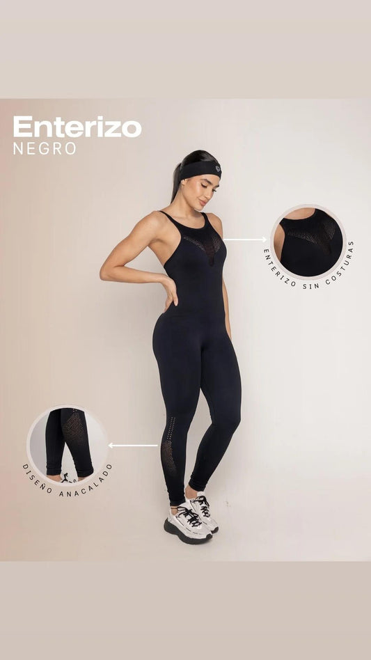 Enterizo fitline / verde