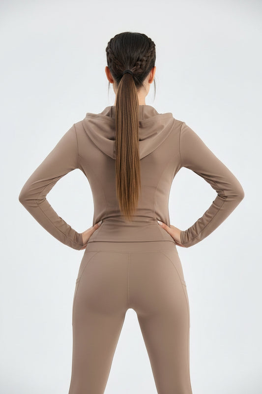 Dry jacket kale / marron 043