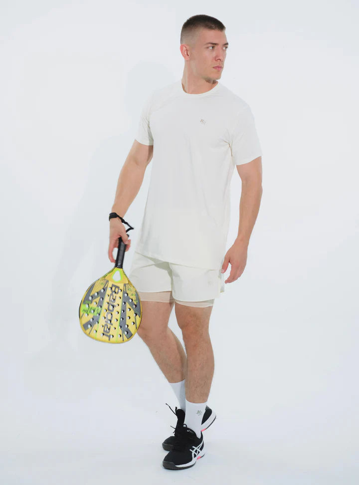 SHORT CON LICRA RUNNING Baked Pear