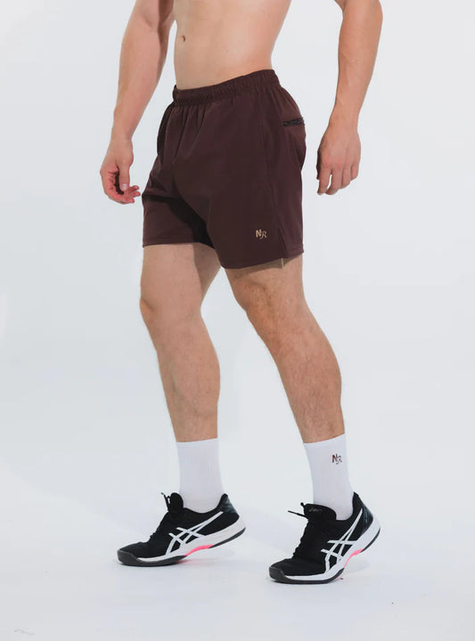 SHORT AJUSTADO  CAFE