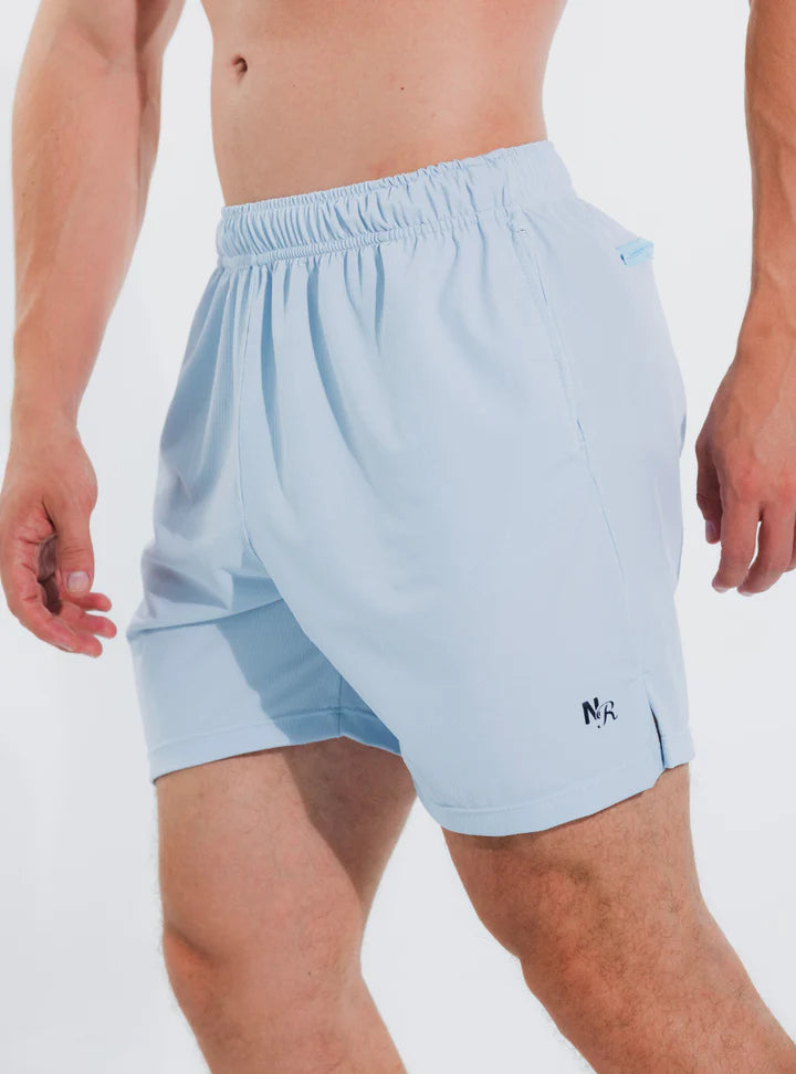 SHORT AJUSTADO HIVE AZUL BEBE