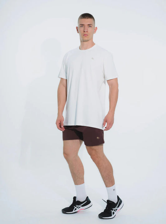 franela Algodon Logo Bordado Marfil NR