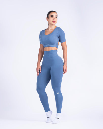 set legging + top / kb 0167 azul