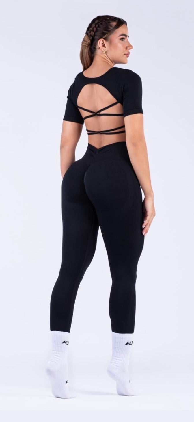 set legging + top / kb 0167 azul