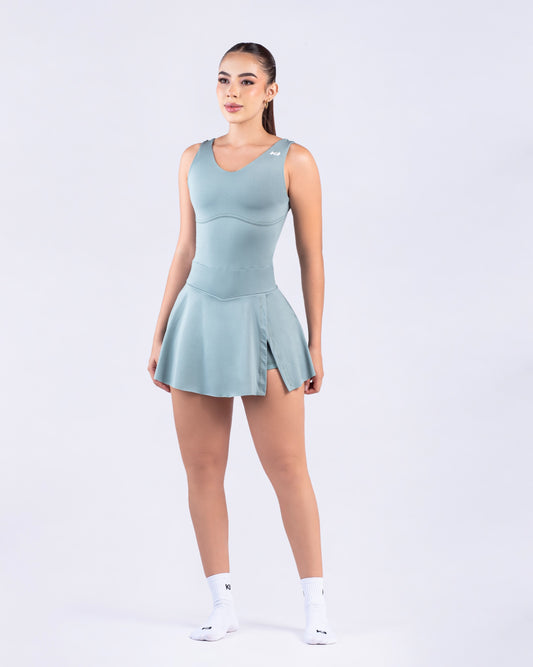 vestido kb / 1122 verde agua