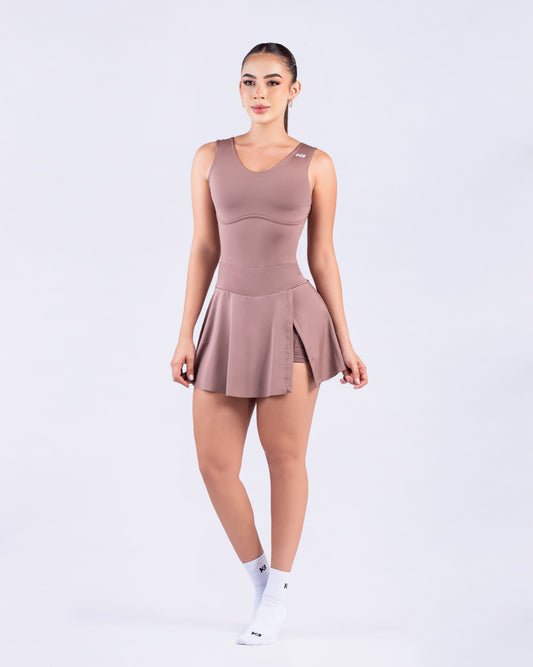 vestido kb / 1122 marron