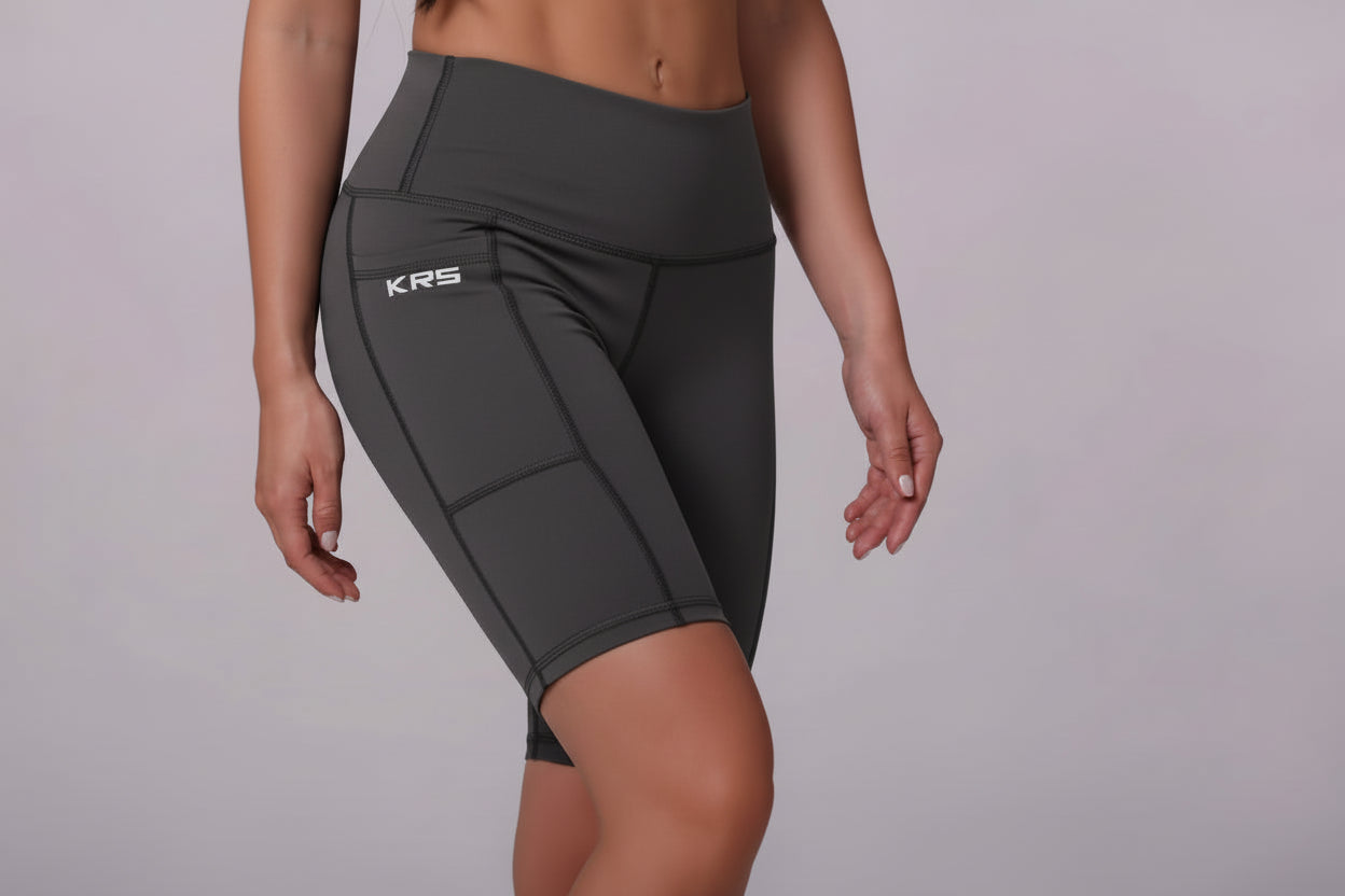 biker bolsillo kirios / gris liso