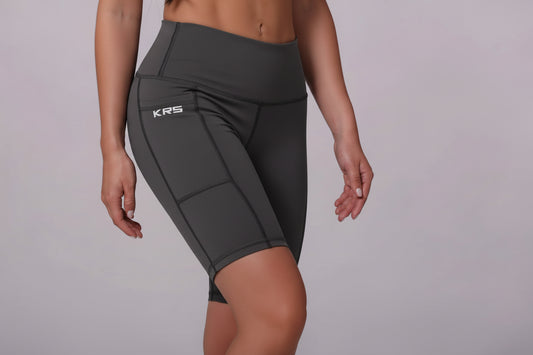 biker bolsillo kirios / gris liso