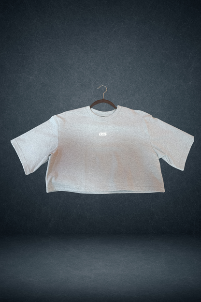 franela oversize corta / crop-top