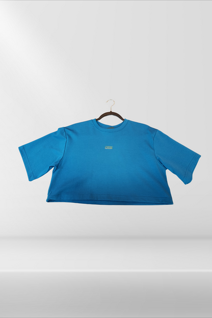 franela oversize corta / crop-top